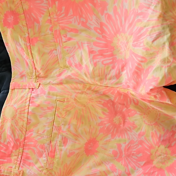 Lilly Pulitzer Sunkissed Yellow Orange Sunkissed Print Buttercup Shorts Size 2 - Picture 5 of 14